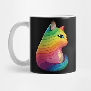 Cat Rainbow Mug